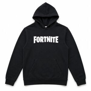 Fortnite Boys XL Black Pullover Hoodie Logo Graphic Sweatshirt Gaming Youth